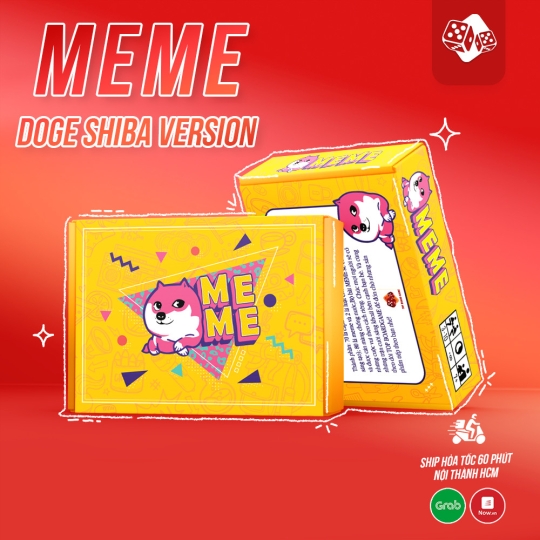 Meme - 156 lá CAO CẤP giấy cứng chống nước TOP BOARDGAME