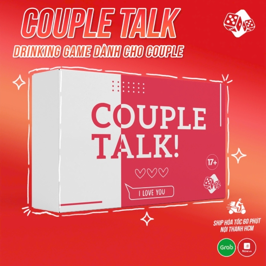 COUPLE TALK - Drinking game dành cho couple - TOP BOARDGAME